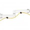 Support de moniteur à slatwall inline® long, blanc
