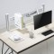 Support de moniteur à slatwall inline® long, blanc
