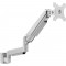 Porte-moniteur en licenciement inline® slatwall, gris argenté