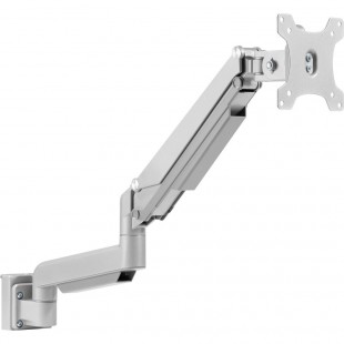Porte-moniteur en licenciement inline® slatwall, gris argenté