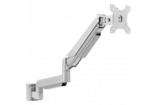 Porte-moniteur en licenciement inline® slatwall, gris argenté