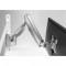 Porte-moniteur en licenciement inline® slatwall, gris argenté