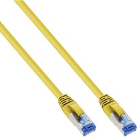 Câbles de patch Inline® S / FTP PIMF CAT.6A HALOGEN 500 MHz jaune 0,3 m