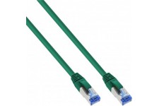 Câbles de patch Inline® S / FTP PIMF CAT.6A HALOGEN 500MHz Green 0,3 m