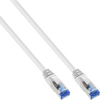 Câbles de patch Inline® S / FTP PIMF CAT.6A HALOGEN 500 MHz blanc 0,25 m
