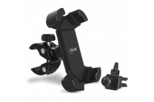 Inline® One Click Easy 3 Drive & Ride Set avec une pince universelle et un clip de calandre de ventilation