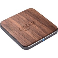 INLINE® QI WoodCharge, Smartphone Wireless Fast Charger, 5 / 7,5 / 10W