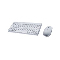 Périxx périduo-712 de W, mini clavier et ensemble de souris, sans fil, blanc