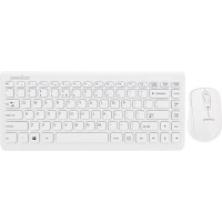 Périxx périduo-707 plus US W, mini clavier et ensemble de souris, sans fil, blanc