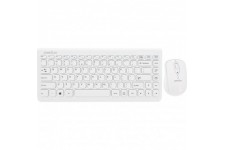 Périxx périduo-707 plus US W, mini clavier et ensemble de souris, sans fil, blanc