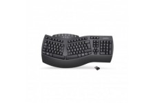 Perixx Periboard-612B DE, clavier ergonomique, mode double, sans fil / Bluetooth, Windows / Mac, noir