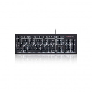 Perixx Periboard-329 DE, câblé, clavier USB avec rétro-éclairage,