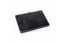 Périxx Periboard-510 H plus il, mini clavier USB, pavé tactile, hub, noir