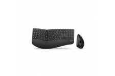 Perixx periduo-605 de, clavier et ensemble de souris, sans fil, ergonomique, noir