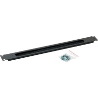 Triton Rab-ZP-X03-A2 19 "Plaque d'alimentation 1U avec pinceau, noir