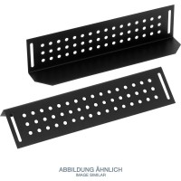 Triton Rab-NL-X03-X1 Rails lourds 680 mm, pour une profondeur d'armoire de 900 mm, noir