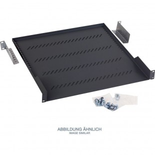 Triton Rab-Up-750-A1 19 "FACHBODEN 1HE, 750 mm, 40 kg, Schwarz