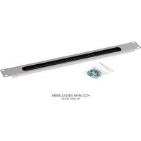 Triton RAC-ZP-X03-A2 19 "Plaque d'alimentation avec pinceau 1U, gris