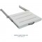 Triton Rac-Up-X20-A1 19 "étagère 1U extensible, 550 mm, 45 kg, gris