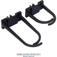 Triton Rab-MS-X21-X1 Bracket en plastique 60x30 mm, noir