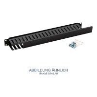 Triton Rab-VP-X02-A1 19 "Câble en plastique 1U 1U, unilatéral, noir