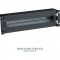 Triton Rab-JL-X02-A1 19 "Circuit-Breaker Strip 3U avec rail / couvercle du hat-hat, noir