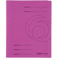 herlitz Chemise à lamelles easyorga, carte lustrée, violet