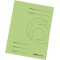 Lot de 10 : herlitz Chemise à rabats easyorga, A4, carte lustrée, vert