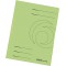 Lot de 10 : herlitz Chemise à rabats easyorga, A4, carte lustrée, vert
