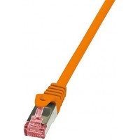 LogiLink Câble patch, Cat. 6, S/FTP, 1,5 m, orange