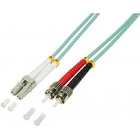 LogiLink Câble Patch à fibre optique, LC Duplex - 2 x ST