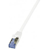 LogiLink Câble patch PrimeLine, Cat. 6A, S/FTP, 15 m, blanc