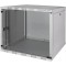 LogiLink Boîtier mural 19', démonté, 9 U, gris clair