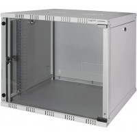 LogiLink Boîtier mural 19', démonté, 9 U, gris clair