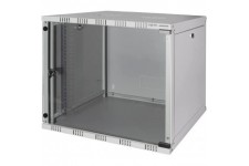LogiLink Boîtier mural 19', démonté, 9 U, gris clair