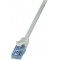 LogiLink Câble Patch EconLine, cat.6A, U/UTP, 5,0 m, gris