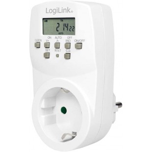 Logilink Et0007 Et0007 Minuterie Numérique Ip20 Pour Protéger Contre Le Contact Avec Les Doigts Ou Objets Similaires