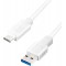 LogiLink Câble USB 3.2, USB-A - USB-C, 1,0 m, blanc