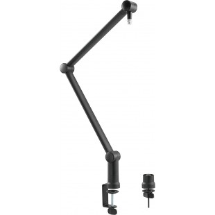 LogiLink Bras de microphone professionnel, noir