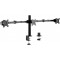 LogiLink Bras support pour 3 écrans 17-27', noir