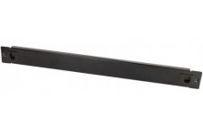 LogiLink Panneau plein 19', 1 U, en métal, noir (RAL9005)