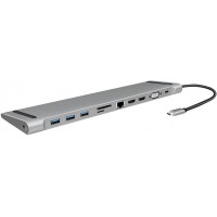 LogiLink Station d'accueil USB 3.2 (Gen 1), USB-C, 11 ports