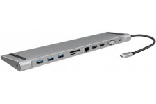 LogiLink Station d'accueil USB 3.2 (Gen 1), USB-C, 11 ports