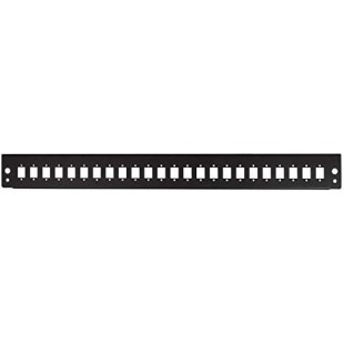 LogiLink Façade pour tiroir optique 19', 24 ports, noir