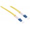 LogiLink Câble patch fibre optique, 2x Duplex LC, OS2, 1,0 m