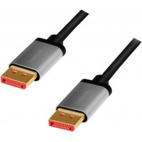 LogiLink Câble DisplayPort 1.4, fiche mâle - mâle, 3,0 m