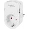 LogiLink Adapte mâle mit Smartphone-Ablagefläche, blanc