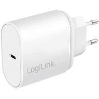 LogiLink Chargeur secteur USB, 1x port PD USB-C, 20 W, blanc
