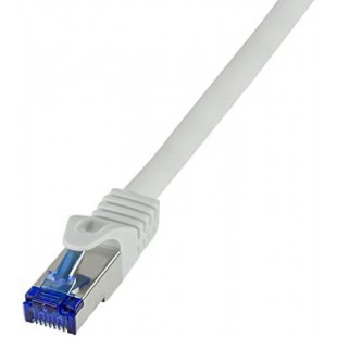 LogiLink Câble patch Ultraflex, Cat.6A, S/FTP, 0,25 m, gris