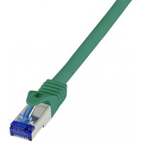 LogiLink Câble patch Ultraflex, Cat.6A, S/FTP, 0,25 m, vert